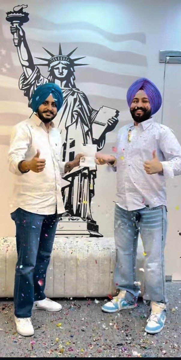 Sukhchain Travel and Tourism with a happy client