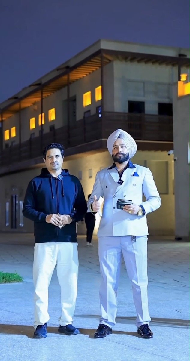 Sukhchain Travel and Tourism with a happy client