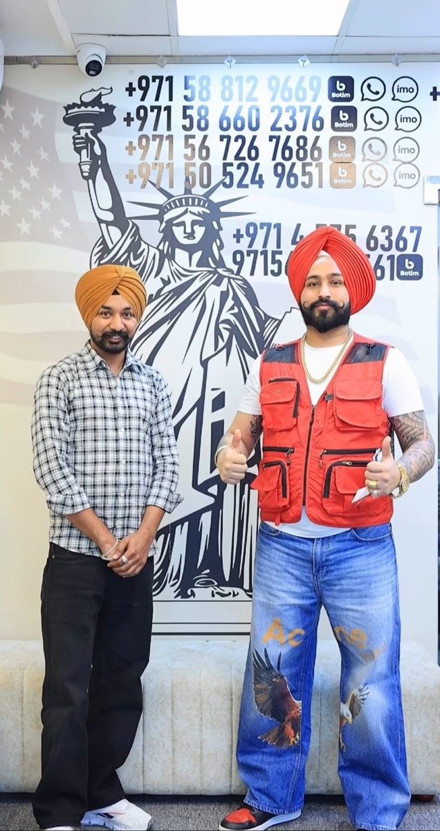 Sukhchain Travel and Tourism with a happy client
